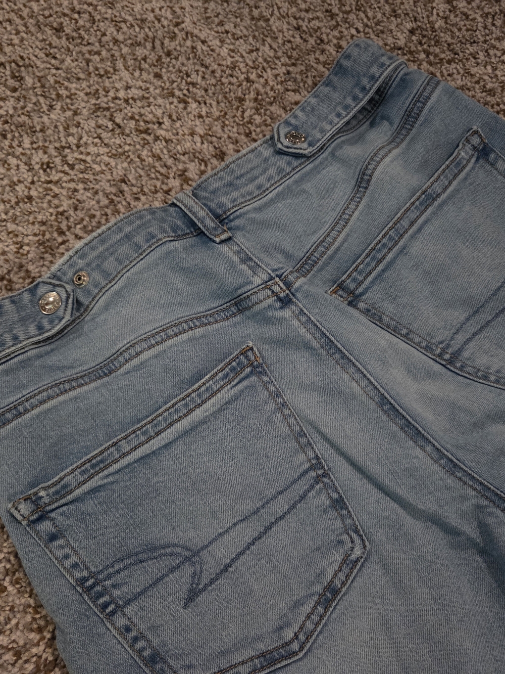 American Eagle Outfitters Super Highrise Baggy Wide Leg 8 Long - Picture 4 of 4